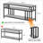 65 Inch TV Stand, TV Cabinet with 3-Tier Storage Shelves for TV up to 75 Inch, TV Media Console Table with Metal Frame-1119941927