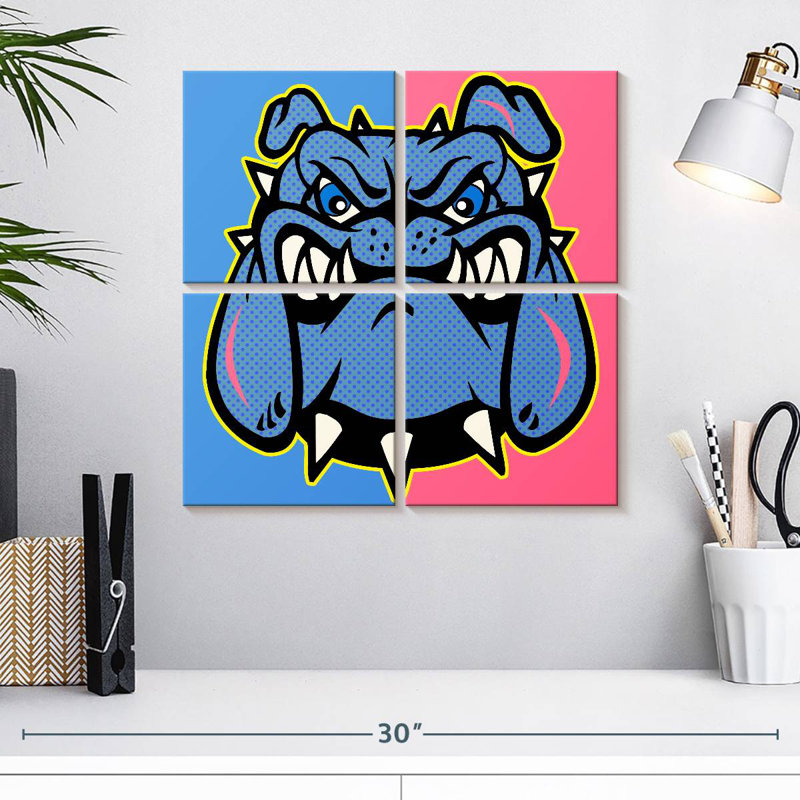 Brampt Bulldog II, H 18 po x l 18 po