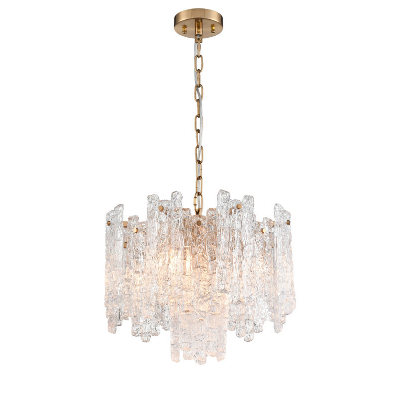 Aliveah - Light Brass Unique/Statement Pendant, 22cm H x 17.2cm W x 17.2cm D