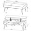 Table basse à plateau relevable