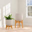 Pot de fleurs Kute Nest Arco 16 po D en fibre de pierre - Taupe-372851661-419836579