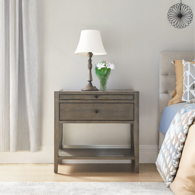 Sunveil 1-Drawer Nightstand - Weathered Grey