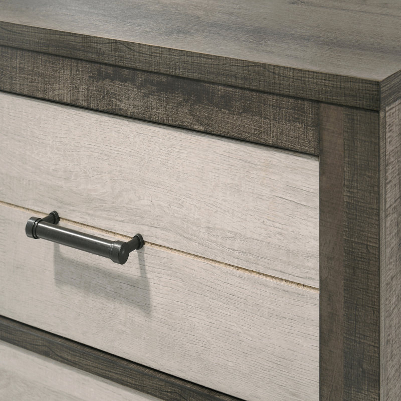 Commode 1 pièce commode à deux tons avec tiroirs de rangement pratiques