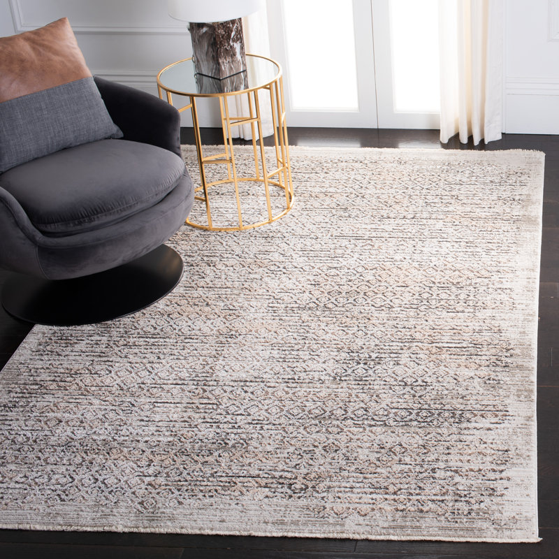 Tapis géométrique Mayflower Performance, Rectangulaire 4 pi 5 po x 6 pi 5 po