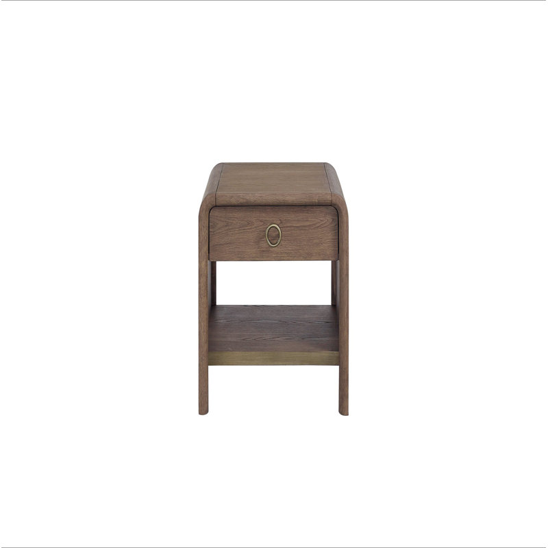 Waterfall End Table - Latte