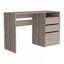Bureau d'ordinateur San Diego, une tablette, finition gris clair