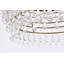 Lustre étagé unique à 6 lumières avec détails en cristal Beno-160944547