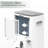Shinco 86 Pints Per Day Console Dehumidifier For Rooms Up To 5000 Sq. Ft.