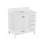 Meuble-lavabo en bois avec lavabo, design moderne blanc