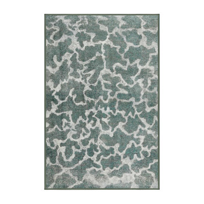Tapis de zone gris/beige contemporaine