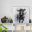 Fearless Ox - peinture sur toile tendue-4932897