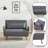 Convertible Folding Sofa Bed, Multi-Position Adjustable Floor Sofa, High-Density Foam Sleeper Chair-885993249