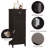 Slim Bathroom Storage Cabinet With Drawer & Door, Adjustable Shelves, Freestanding For Small Spaces, Brown-965013534