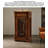 25.59" Brown Rectangular Solid Wood Wine Racks