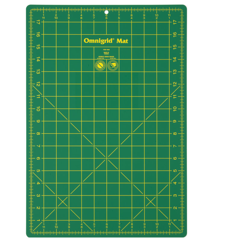 Omnigrid Self-Healing Cutting Mat, 1" H x 13" W x 19" D