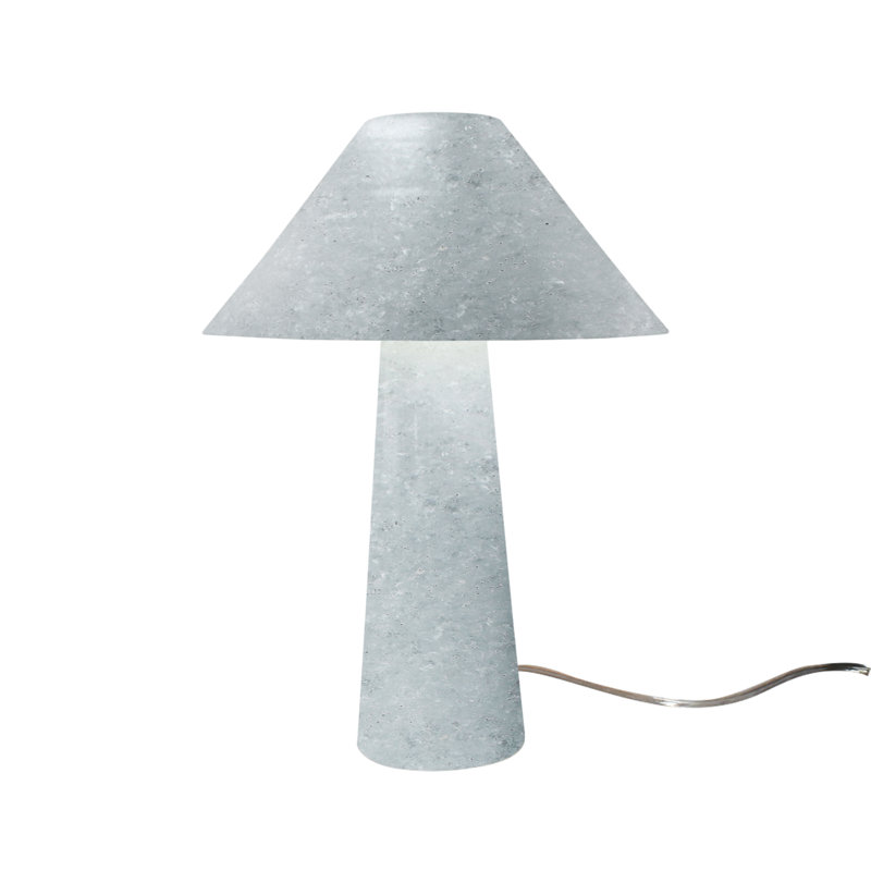 Lampe de table en céramique Caroldine, Béton