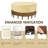 Outdoor Garden Furniture Cover, 420D Waterproof Patio Table and Chair Cover with Handles, 84×28H Inches, for Balcony Tables, Sofa Chairs, and Other Furniture-781909332