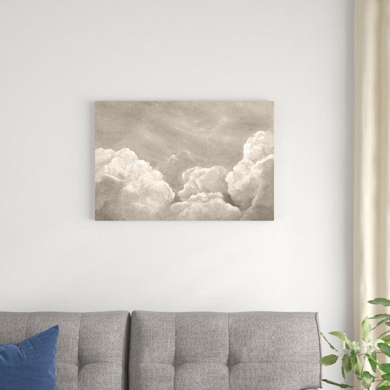Painted Clouds II, H 20 po x l 30 po x P 1,25 po