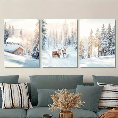 3 Piece Wrapped Canvas Print