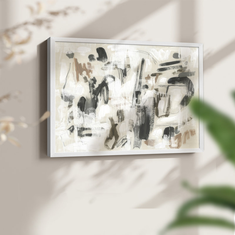 «Spinning Yarns I», reproduction encadrée, H 16 po x l 20 po, Blanc