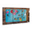 Ensemble de 3 panneaux muraux - Or Adar «Hymn For The Weekend», art mural sur toile pour le salon, la chambre à coucher ou le bureau 