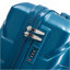 14 "/ 20" 2 pièces / ensemble dans un bagage à roulettes en ABS, avec serrure à combinaison, étui à cosmétiques 14 "(bleu foncé)