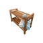 Banc de douche en teck EcoDecors, avec accoudoirs LiftAid-25158385