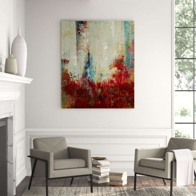 Elixir Painting by Joshua Schicker, 36" H x 30" W, Knife Gel