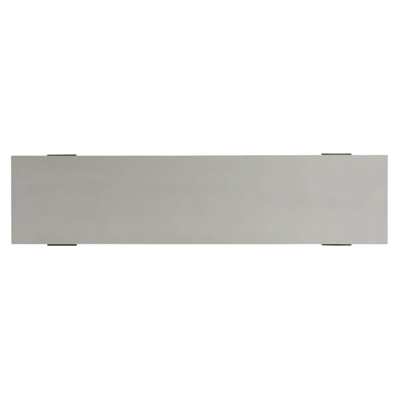 Rochelle Transitional 68'' White Rectangular Console Table with Storage