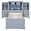 Lit plateforme simple en bois