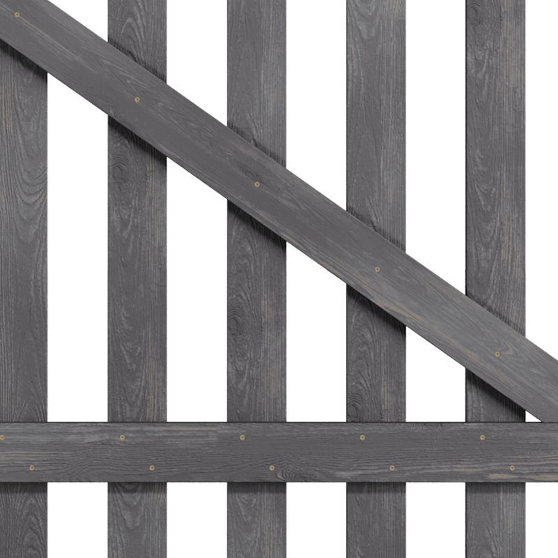 120 cm W Solid Wood Gate Fencing, 120cmH x 120cmW x 3cmD