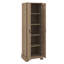 Armoire de rangement à deux portes pour la salle de bain et le bureau, avec une tablette réglable à l'intérieur