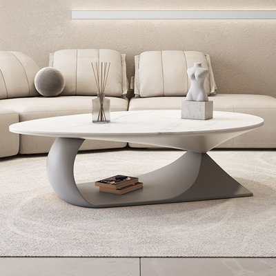 Table à thé ovale de style moderne