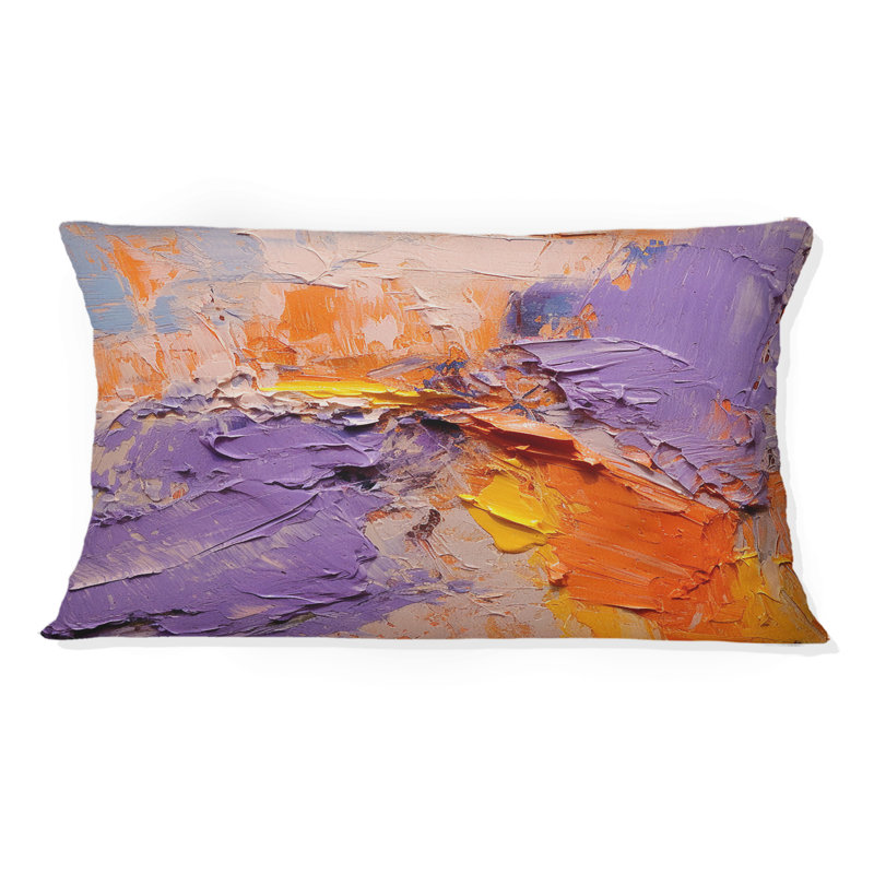 Evolving Movements Abstract Expressionism - Abstract Painting Printed Throw Pillow