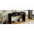 Rustic Farmhouse Style Curved Console Table With Storage And Drawers, Ideal For Entryway, Hallway And Living Room Decor-1630318565