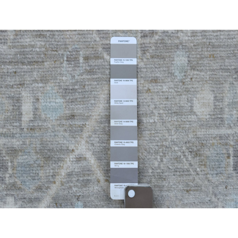 Tapis de couloir oriental oriental en laine afghane doux noué à la main 2 pi 9 po x 16 pi Angora 1F2760466EC746339D12FC4F154DE7B2
