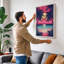 Tropical Sunset Coastal - Wrapped Canvas-1888573988-1888573990