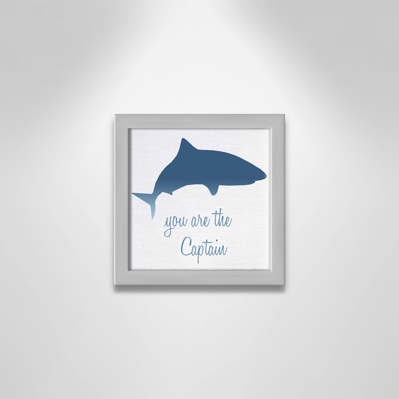 Capitaine, impression sur papier, H 8 po x l 8 po x P 1,18 po, Encadré de boîte argent