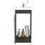 Lavabo pour salle de bain Jozz, noir