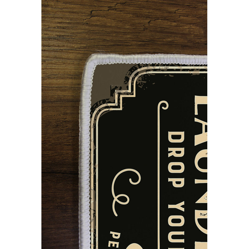 Tapis en polyester tissé à la machine en brun / beige / noir, Tapis de couloir 3 pi 3 po x 6 pi 7 po