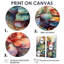 «Green Red Cactus Scenery IV», art mural sur toile vert traditionnel-1980542768-1980542769-1980542782
