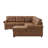 Hot Stamping Fabric U-Shape Sectional Sleeper Sofa