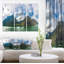 «View of Sognefjord in Norvège», reproduction de photo à multiples images sur toile tendue