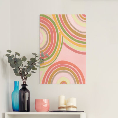 Abstract Rainbow I -Canvas Print Only - NOT FRAMED