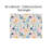 Vibrant Floral Art Tablecloth, 60 x 86，Rectangle for Indoor and Outdoor