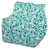 Roses menthe - toile
