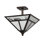 "T" Mission 2 - Light Outdoor Semi Flush Mount