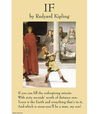 « if » par rudyard kipling, impression