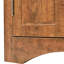 Armoire de salle de bain triangulaire brune avec tablettes réglables, quincaillerie en métal de haute qualité, facile à entretenir, convient aux petites salles de bain, couleur du plancher, tableau, grand rangement, installation-131209149