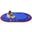 Tapis bleu tuffeté-434513057